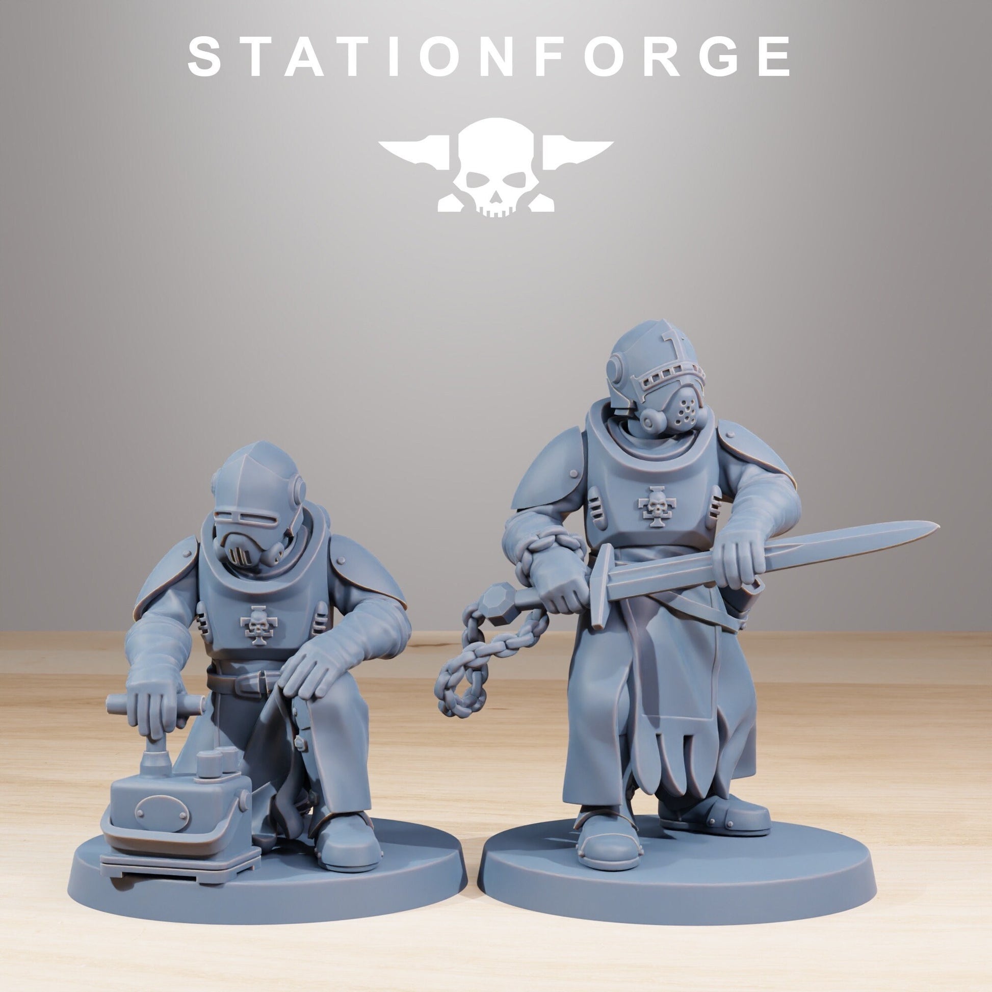 Grim Guard Xenarid Hunters - set of 10 (sculpted by Stationforge)