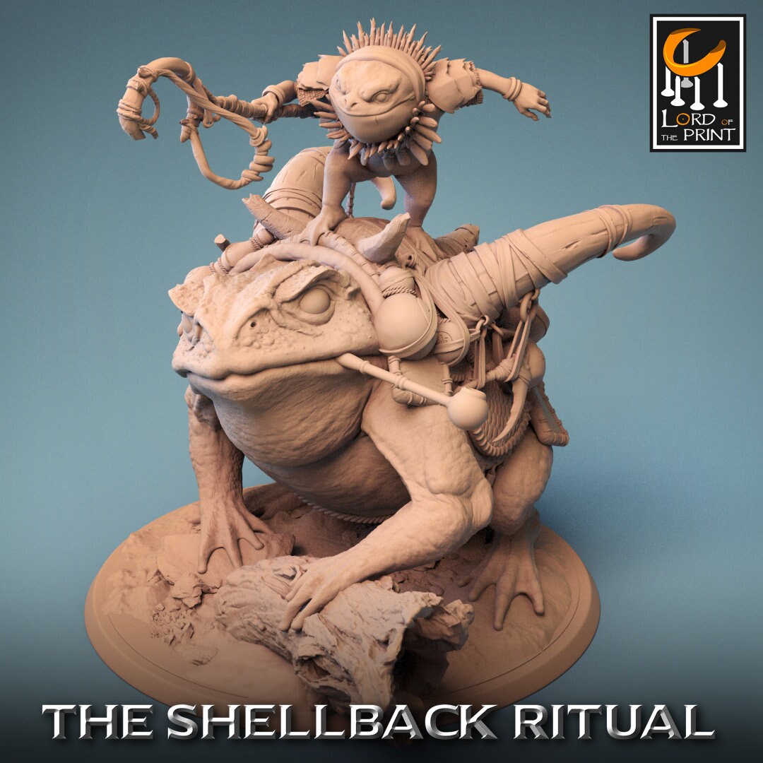 ShellBack Mount (Battle Ready) - (Sculpted by Lord of the Print)