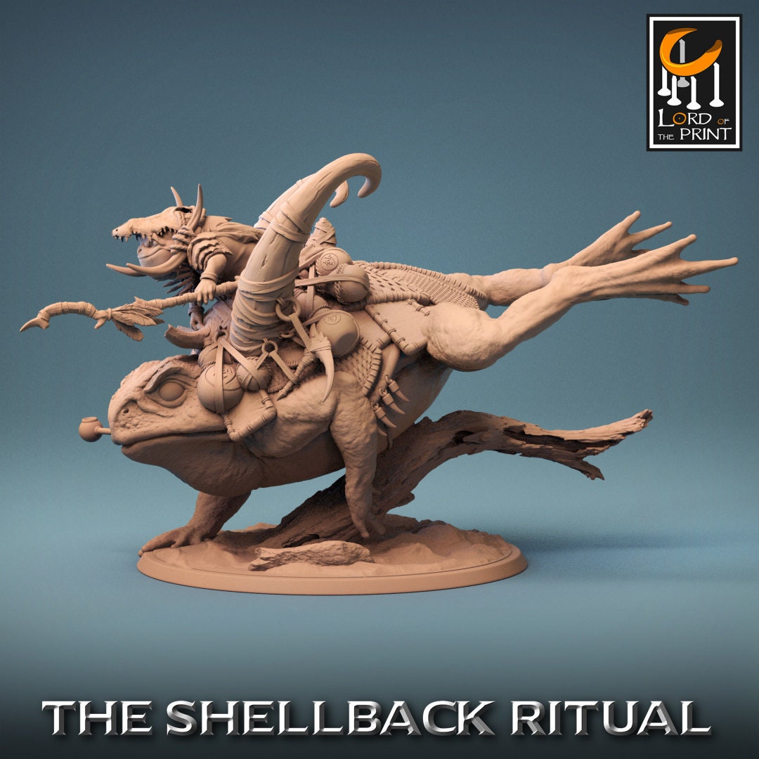 ShellBack Mount (Jump) - (Sculpted by Lord of the Print)