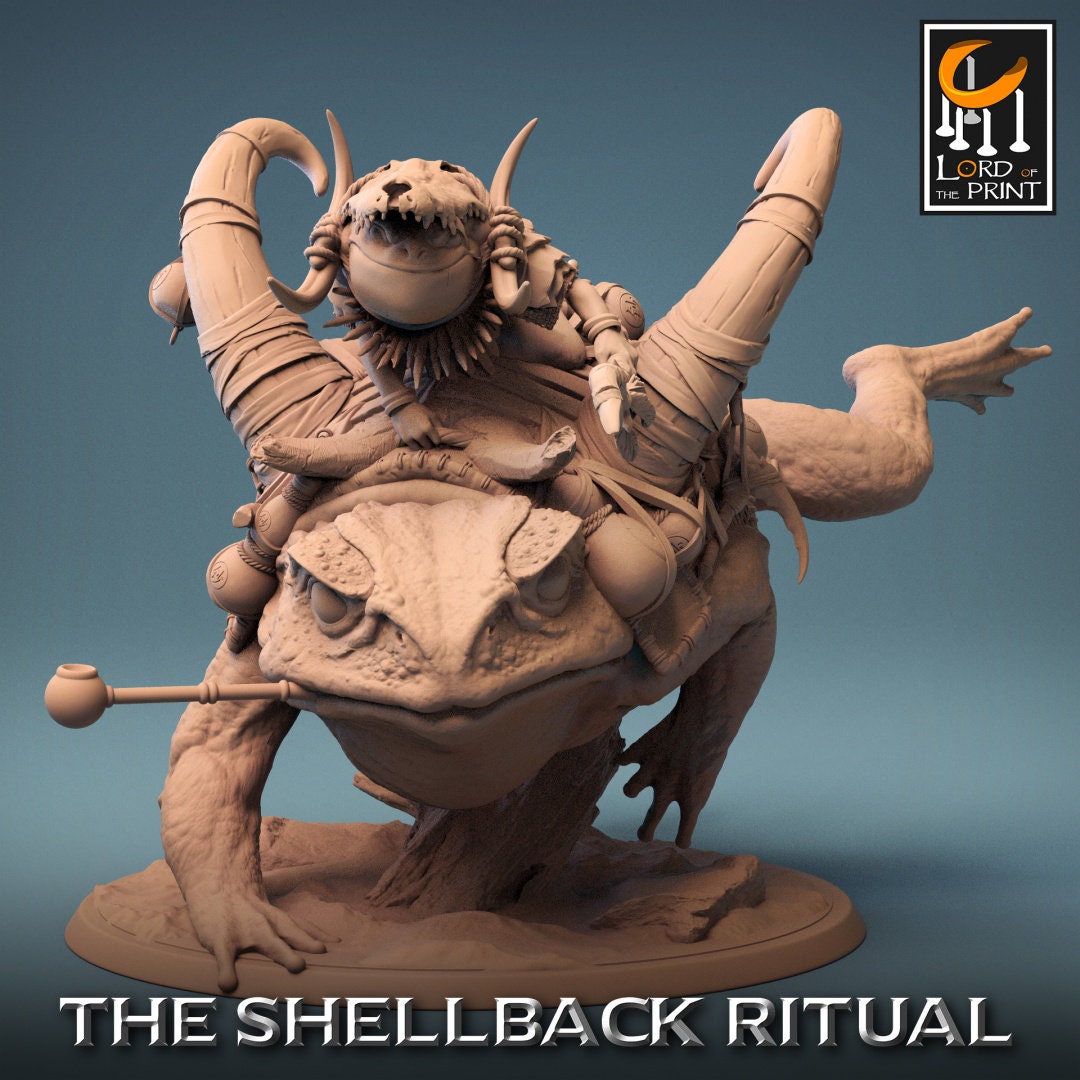 ShellBack Mount (Jump) - (Sculpted by Lord of the Print)