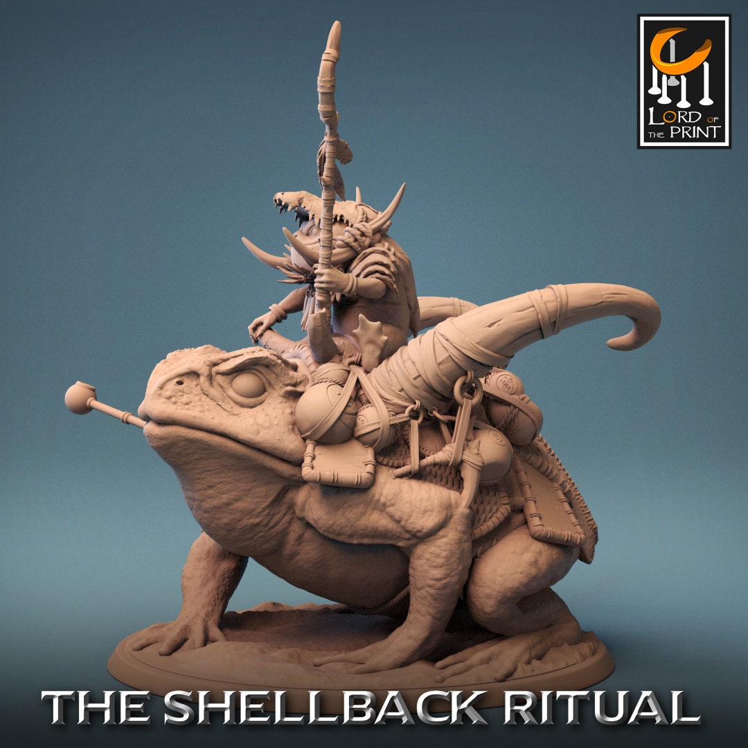 ShellBack Mount (Family) - (Sculpted by Lord of the Print)