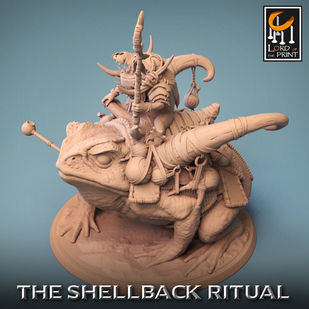 ShellBack Mount (Family) - (Sculpted by Lord of the Print)