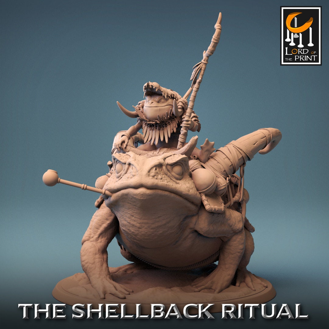 ShellBack Mount (Family) - (Sculpted by Lord of the Print)