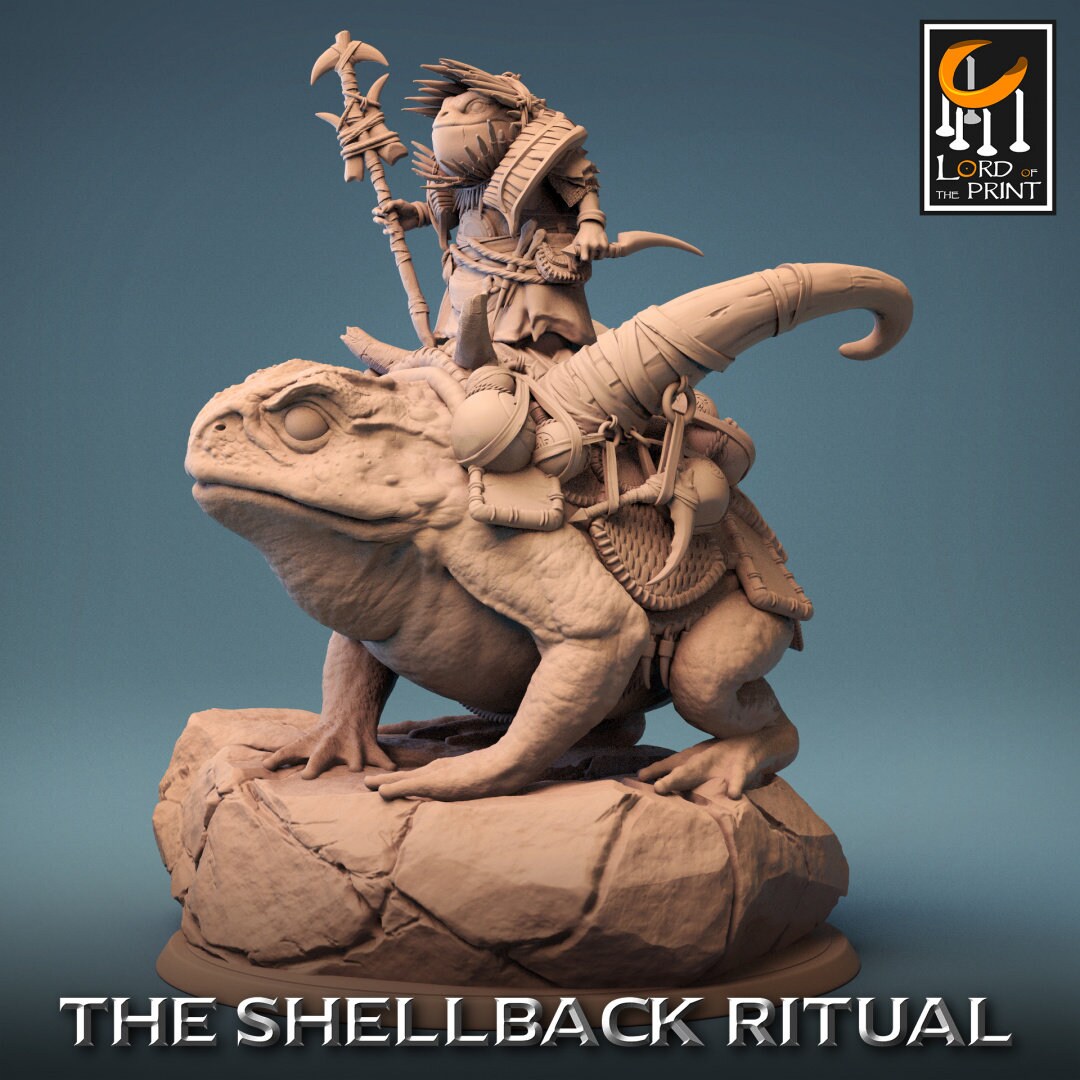 ShellBack Mount (Master) - (Sculpted by Lord of the Print)