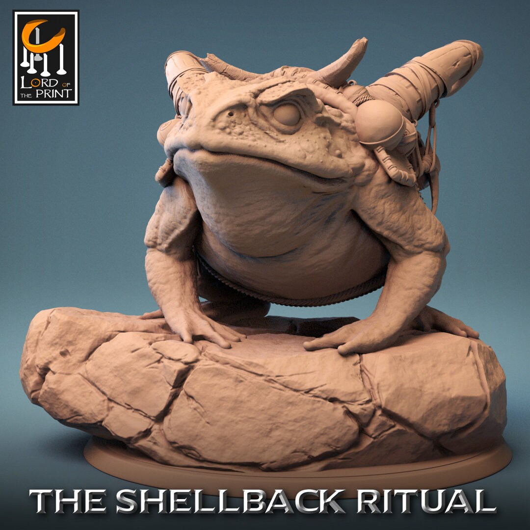 ShellBack Mount (Master) - (Sculpted by Lord of the Print)