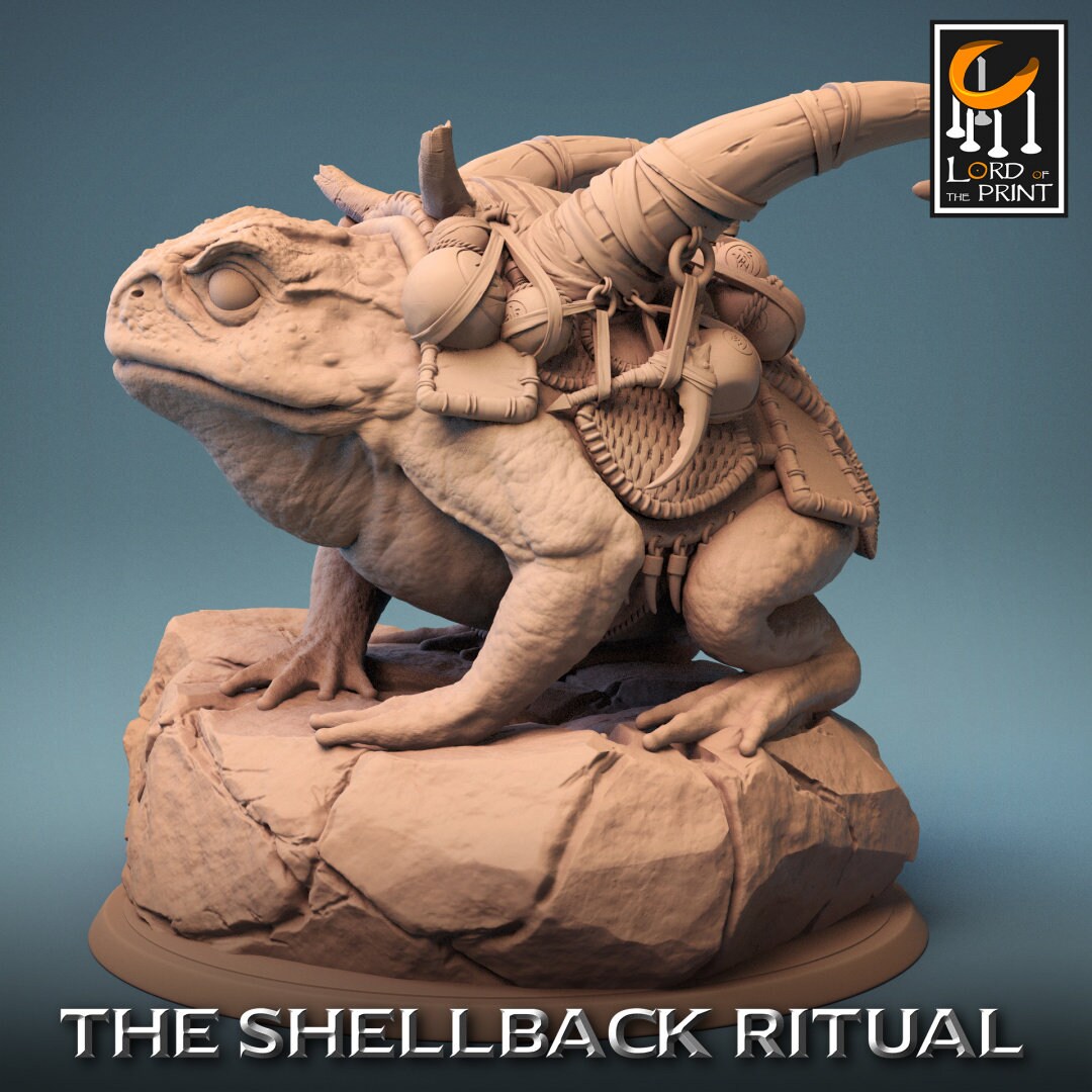 ShellBack Mount (Master) - (Sculpted by Lord of the Print)