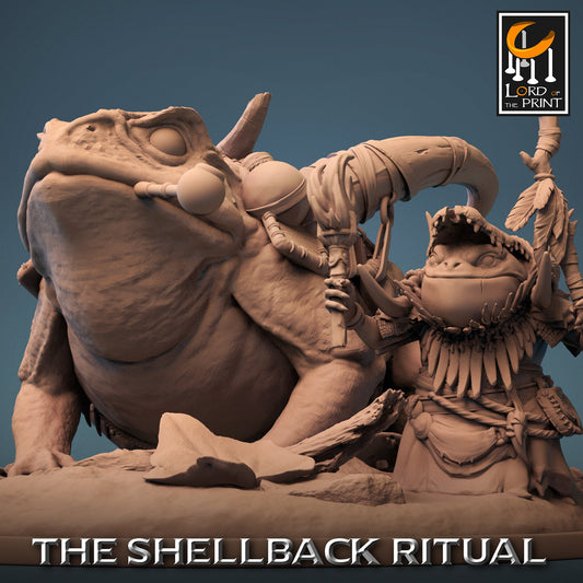 ShellBack Mount (Trumpet) - (Sculpted by Lord of the Print)