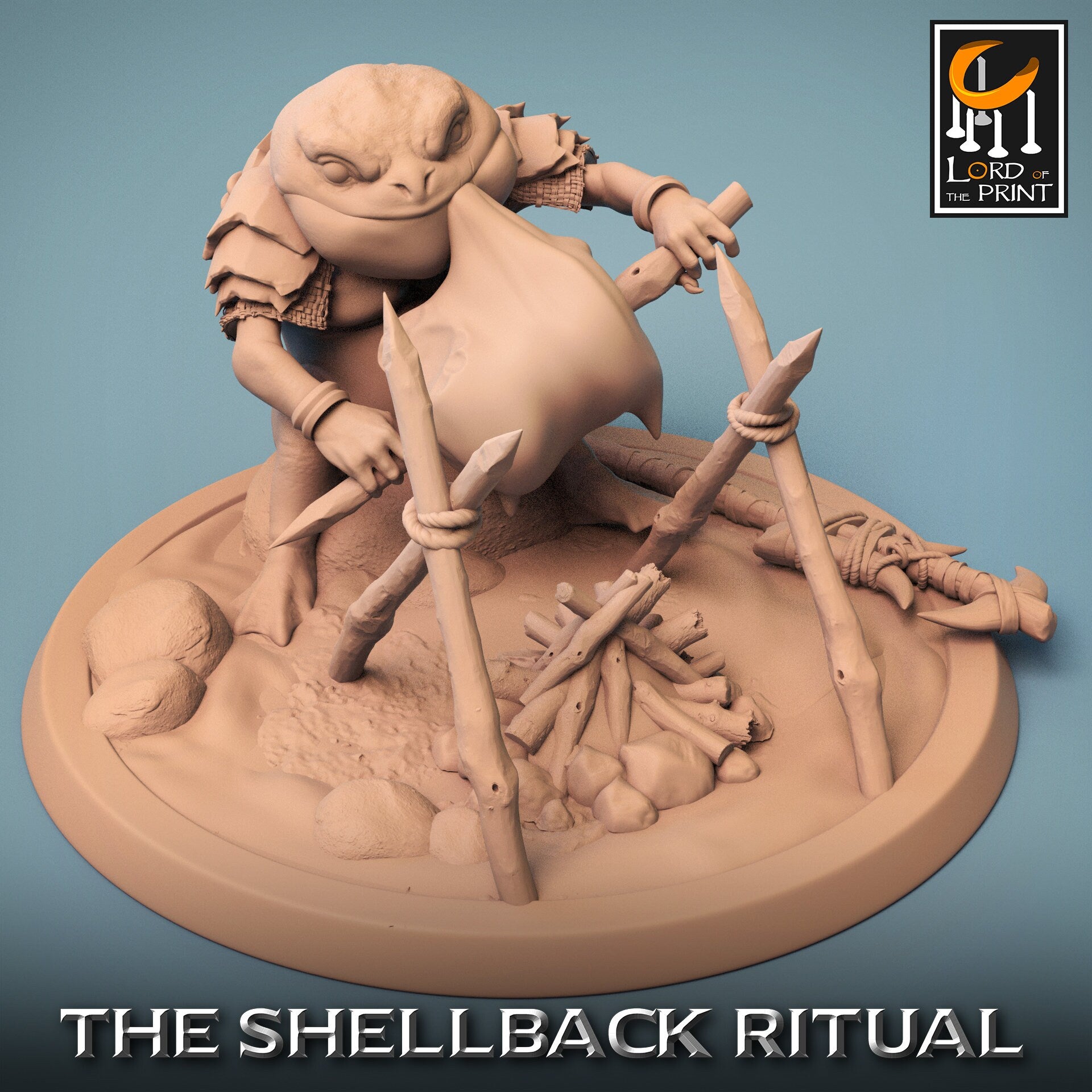 Croaker Eat - (Sculpted by Lord of the Print)