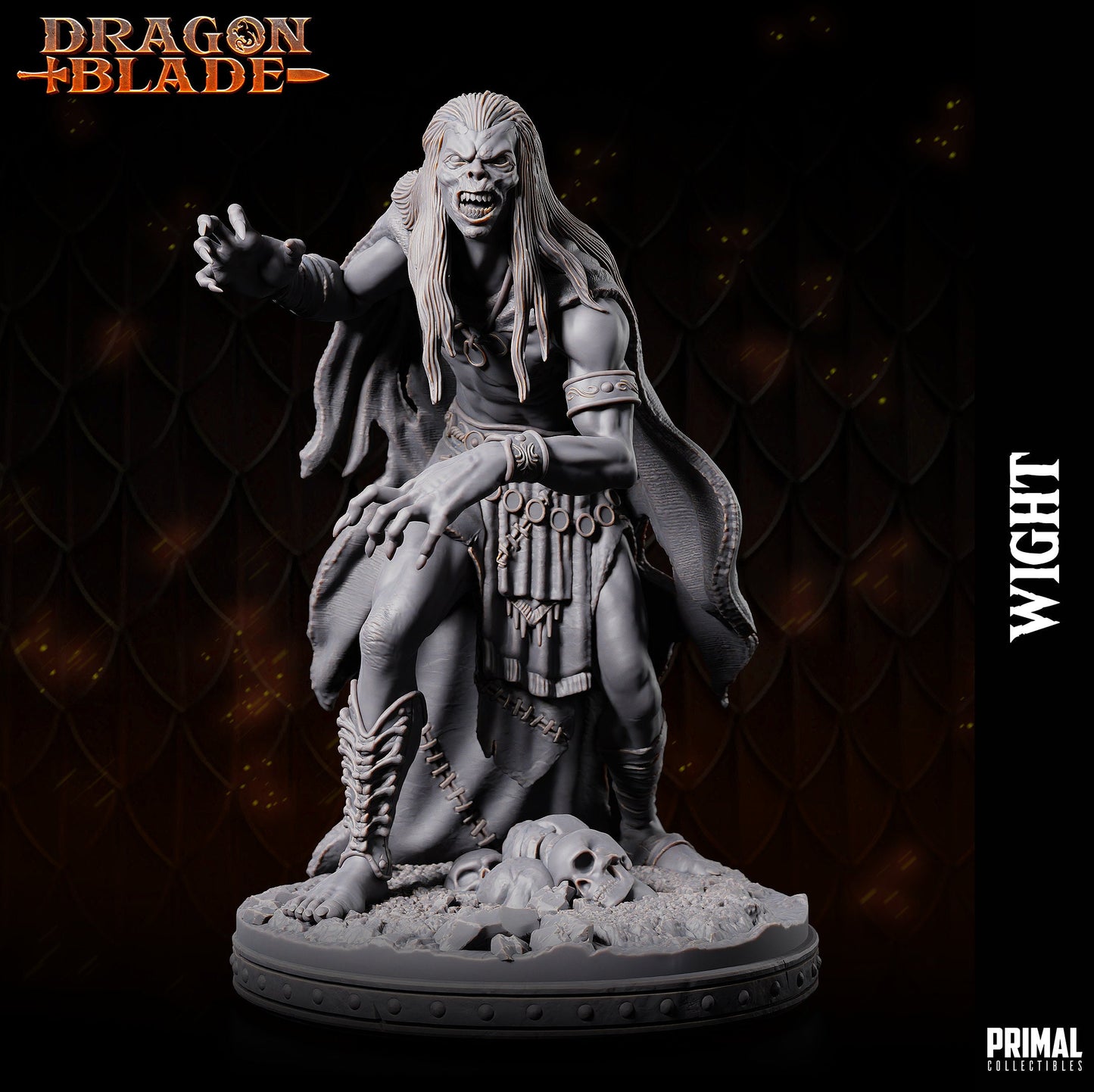 Wight 2 (32mm / 75mm) - Sculpted by Primal Collectibles