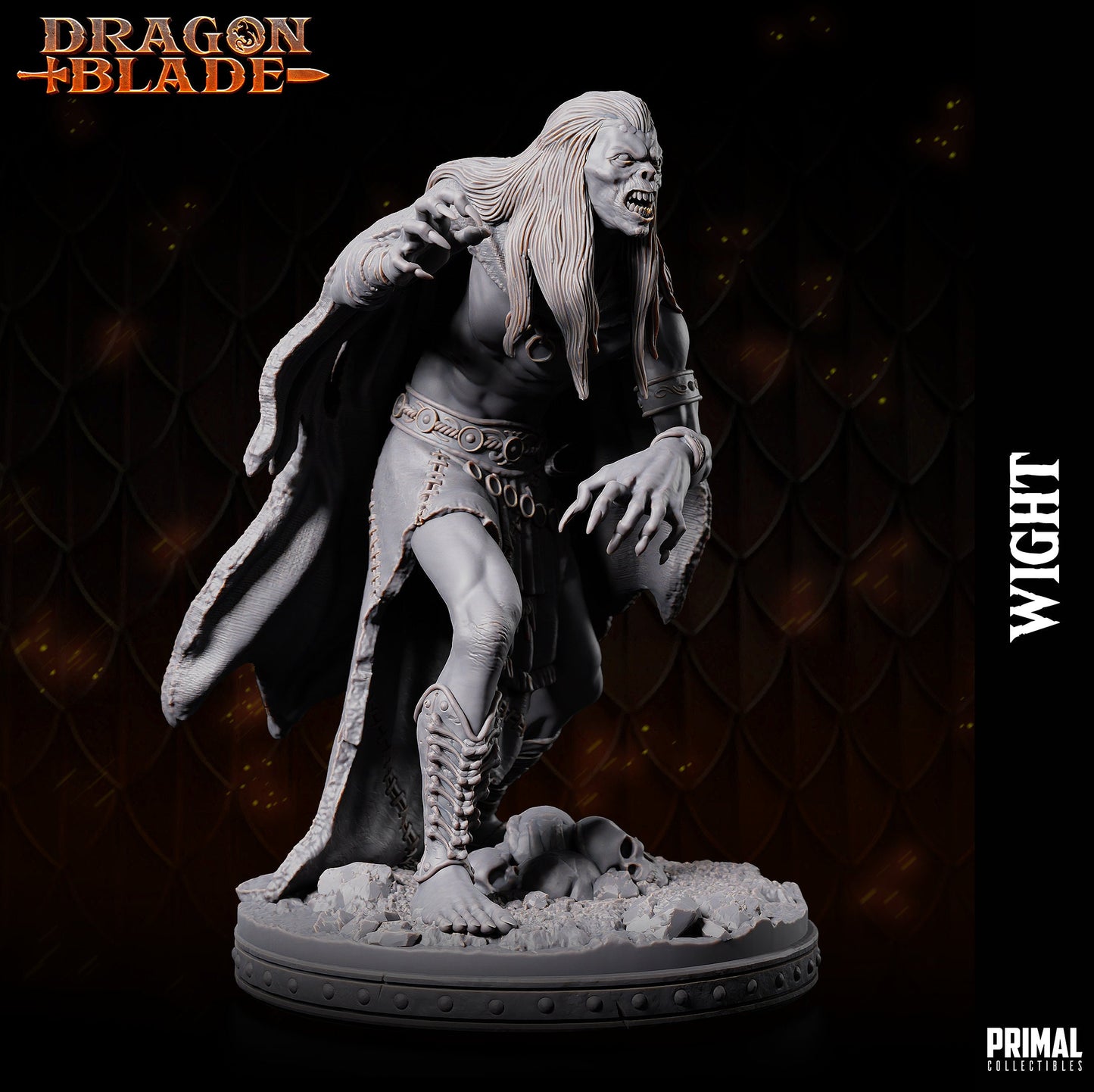 Wight 2 (32mm / 75mm) - Sculpted by Primal Collectibles