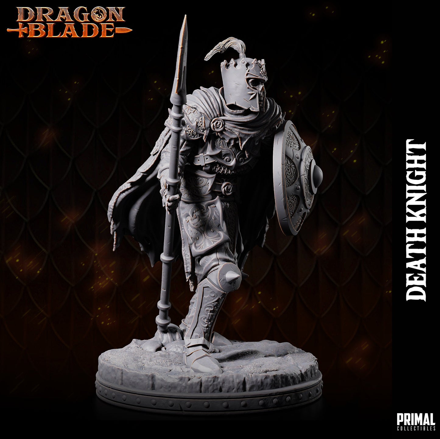 Death Knight 1 (32mm / 75mm) - Sculpted by Primal Collectibles