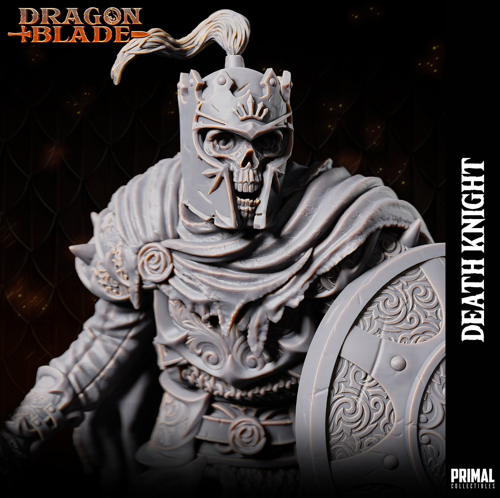 Death Knight 1 (32mm / 75mm) - Sculpted by Primal Collectibles