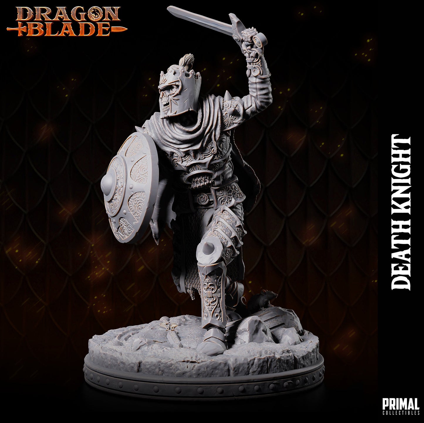 Death Knight 2 (32mm / 75mm) - Sculpted by Primal Collectibles