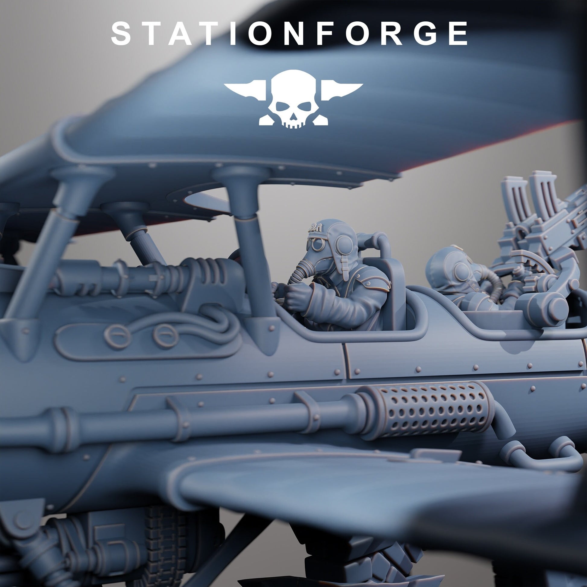 GrimGuard SF-14A Biplane (sculpted by Stationforge)