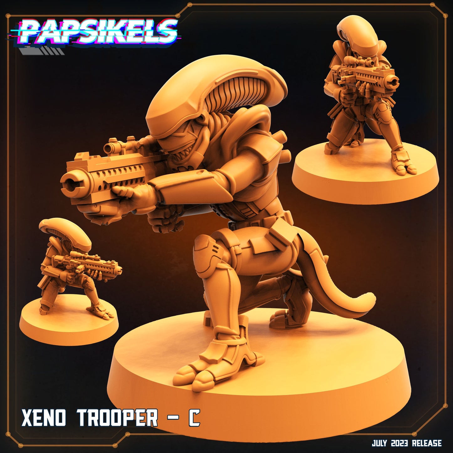 Xeno Troopers - Xenomorph Fan Art (sculpted by Papsikels)