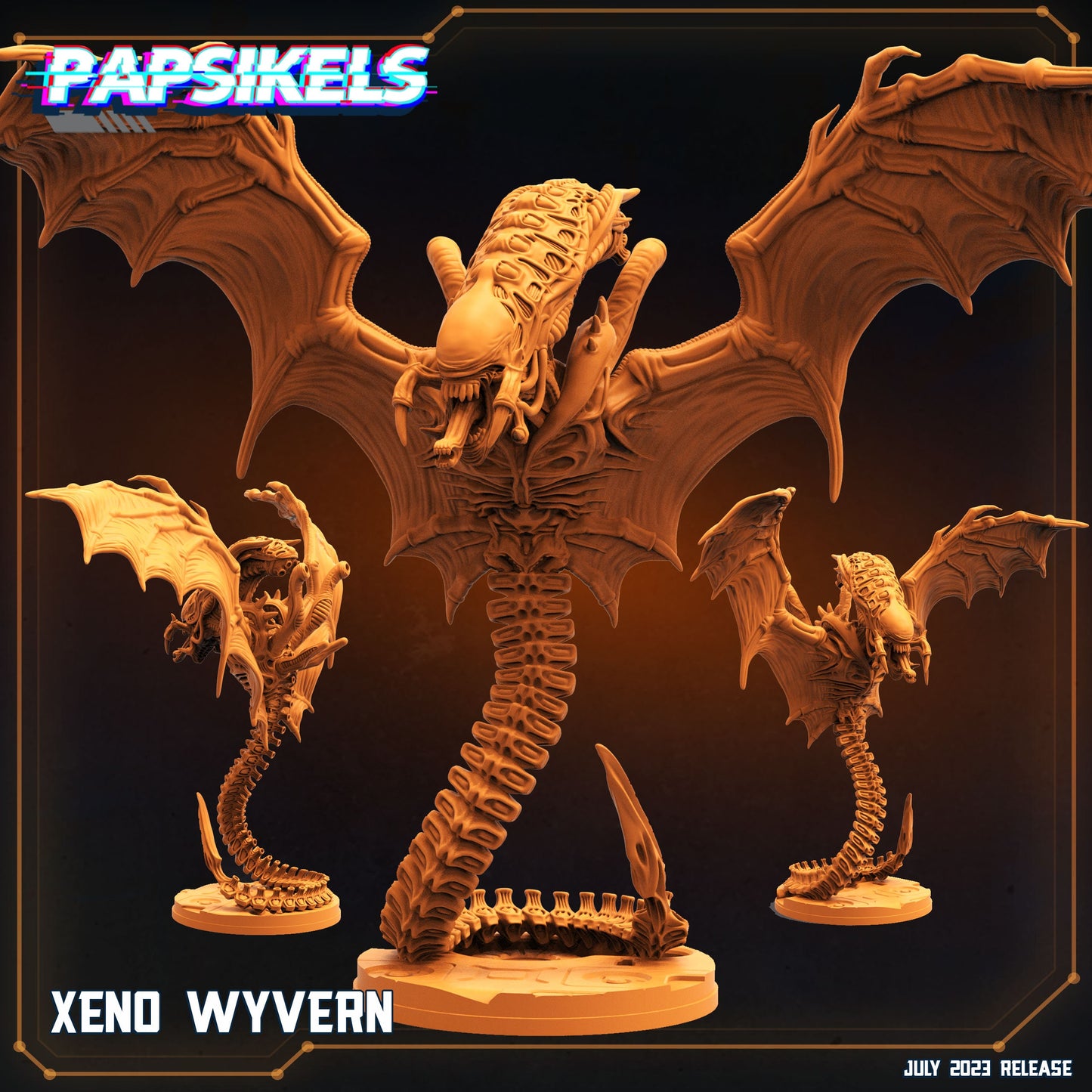 Xeno Wyvern (sculpted by Papsikels)