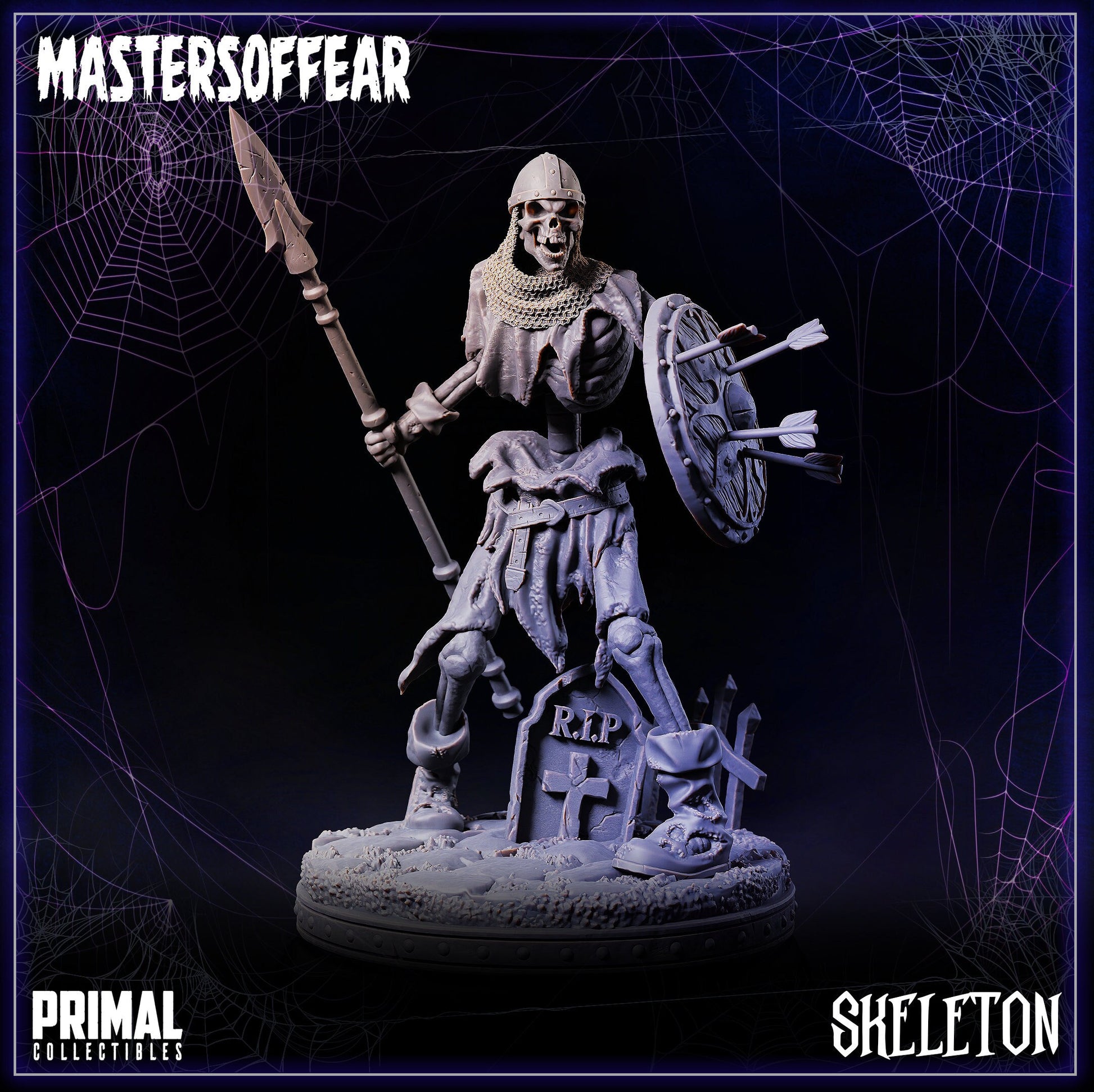 Skeleton (32mm / 75mm) - Sculpted by Primal Collectibles