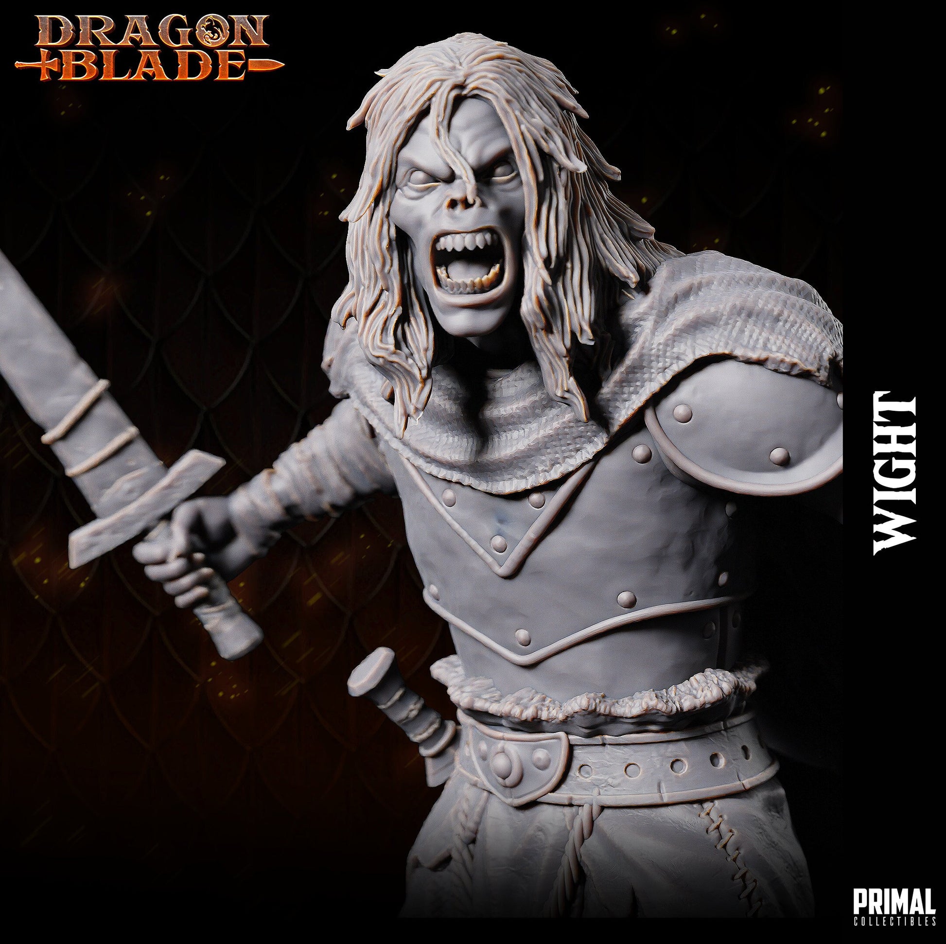 Wight 3 (32mm / 75mm) - Sculpted by Primal Collectibles