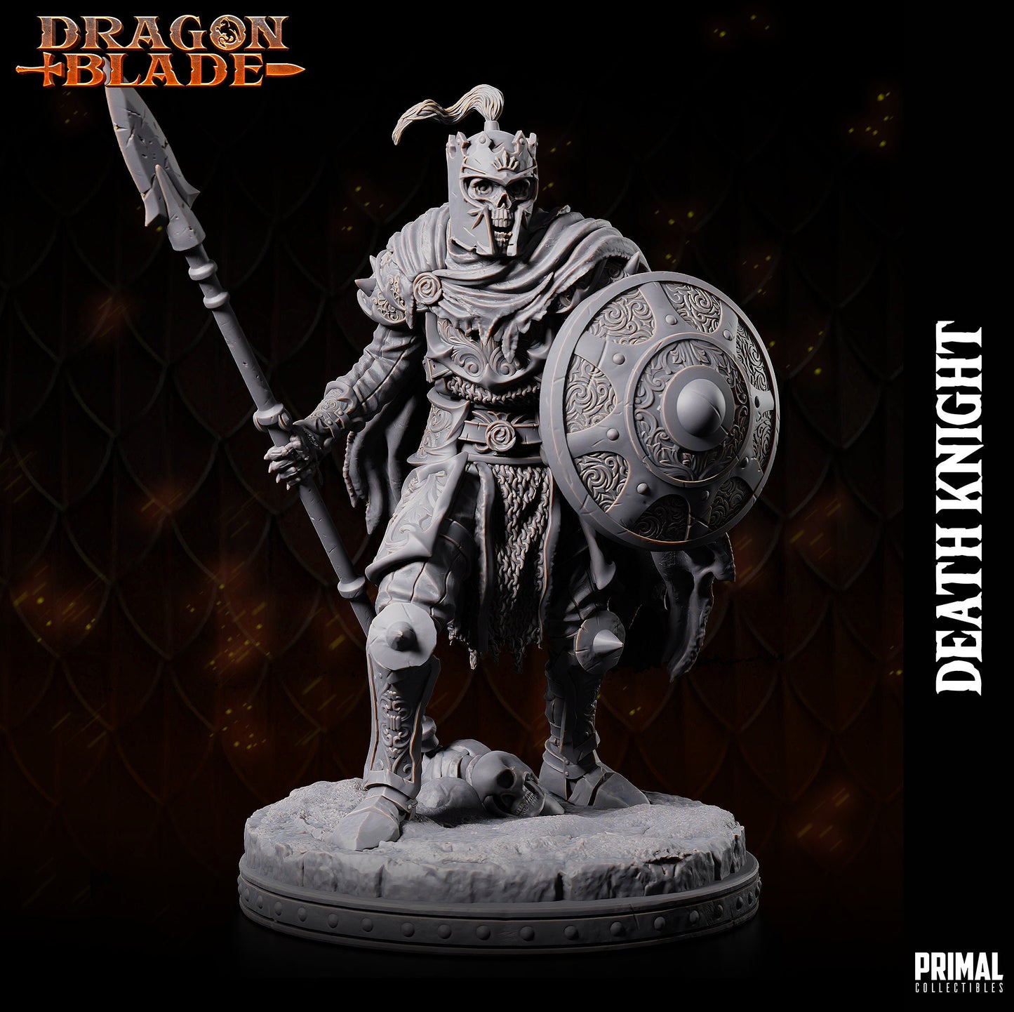 Death Knight 1 (32mm / 75mm) - Sculpted by Primal Collectibles