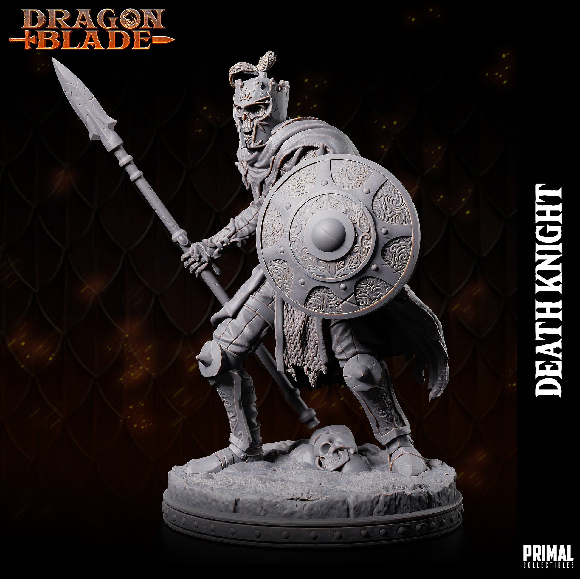 Death Knight 1 (32mm / 75mm) - Sculpted by Primal Collectibles