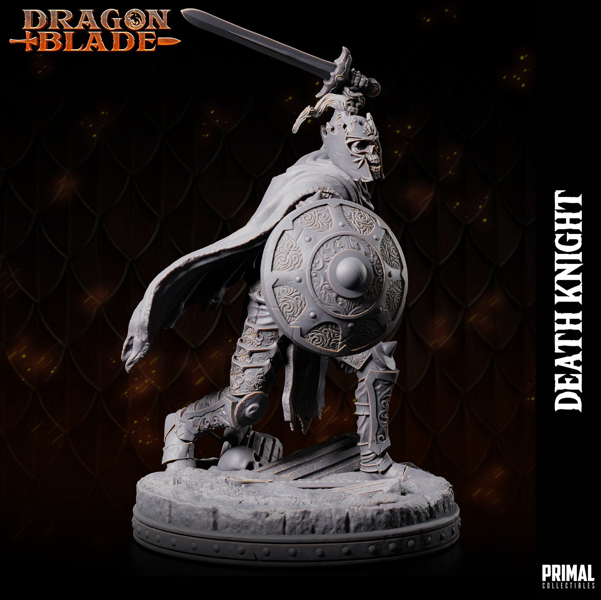 Death Knight 2 (32mm / 75mm) - Sculpted by Primal Collectibles