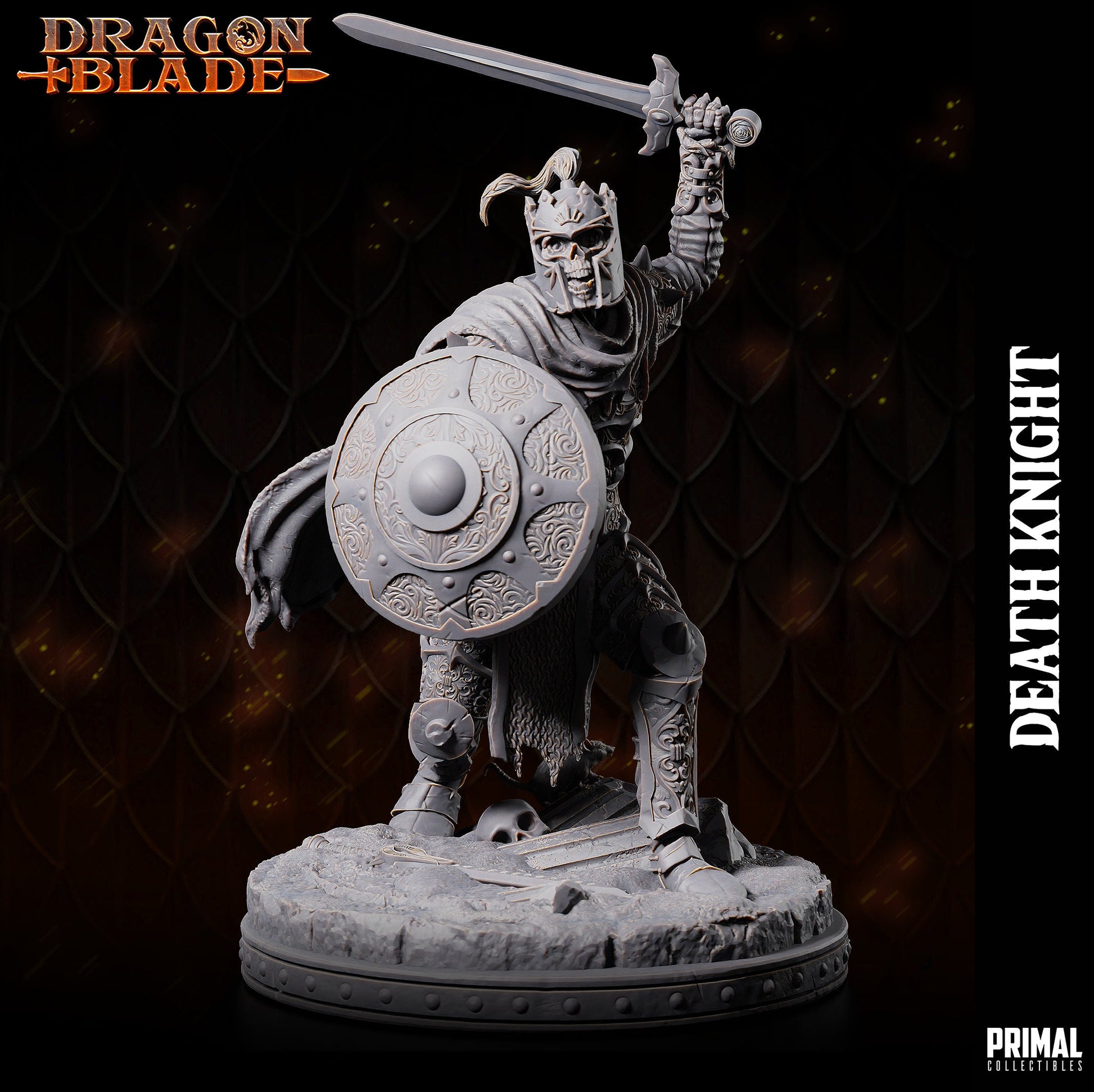 Death Knight 2 (32mm / 75mm) - Sculpted by Primal Collectibles