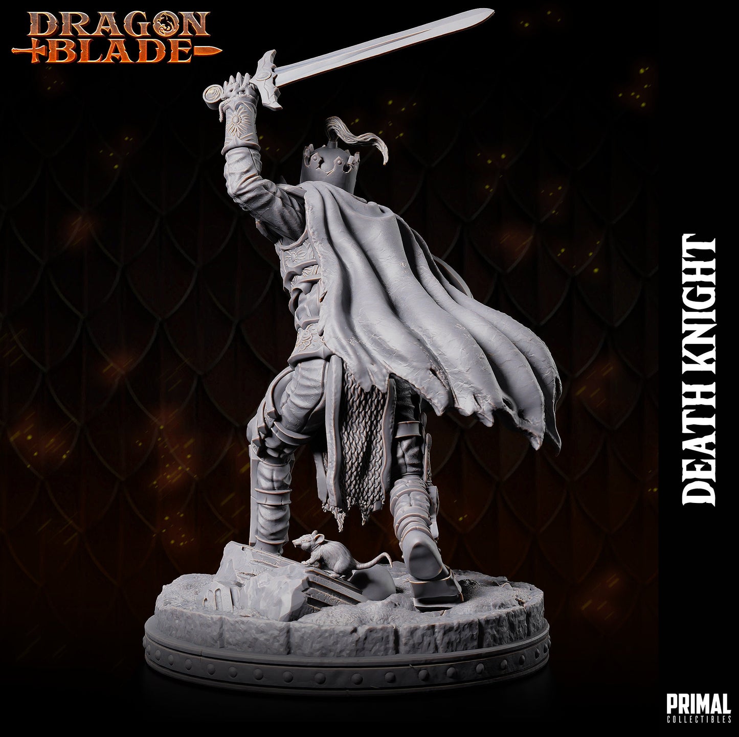 Death Knight 2 (32mm / 75mm) - Sculpted by Primal Collectibles