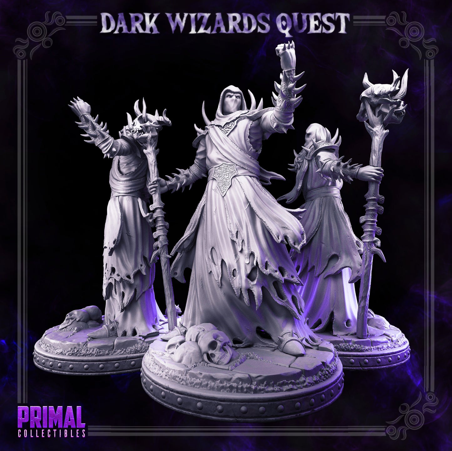 Noxus - Wizard (32mm / 75mm / Bust) - Sculpted by Primal Collectibles