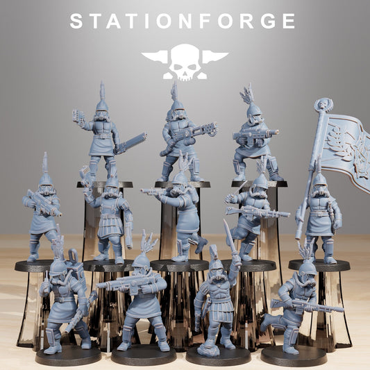 Grim Guard Aquilastra - set of 12 (sculpted by Stationforge)