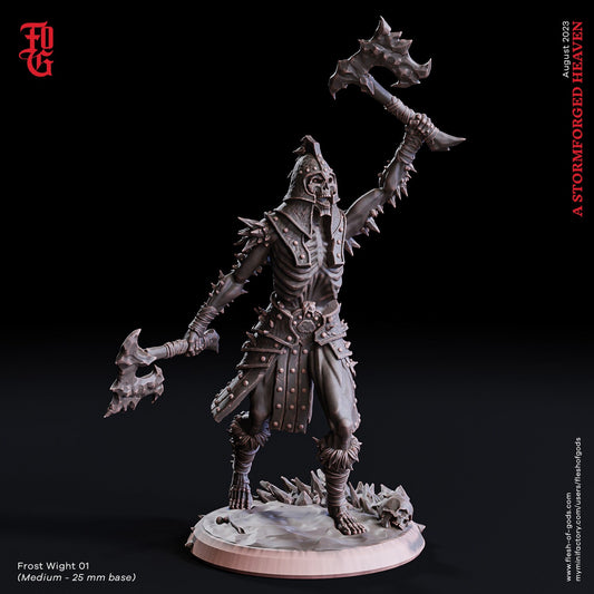 Frost Wight 01 - A Stormforged Heaven (sculpted by Flesh of Gods miniatures)