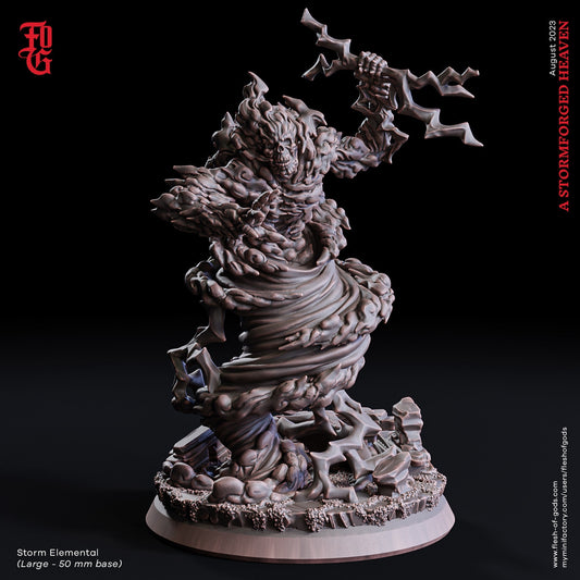 Storm Elemental - A Stormforged Heaven (sculpted by Flesh of Gods miniatures)