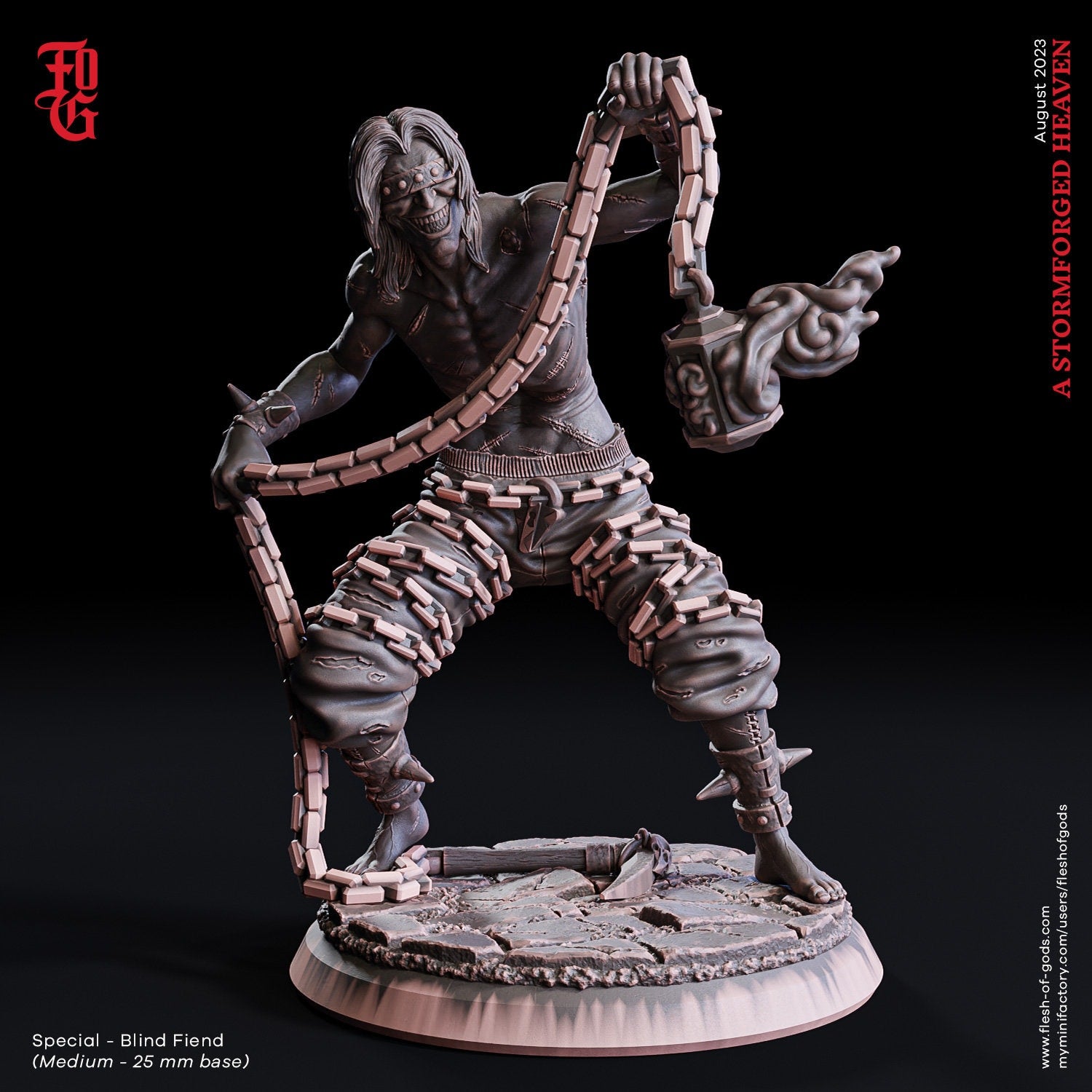 Blind Fiend - A Stormforged Heaven (sculpted by Flesh of Gods miniatures)