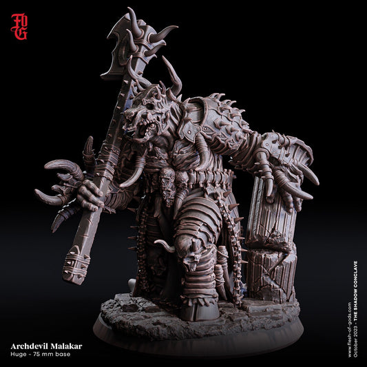 Archdevil Malakar - The Shadow Conclave (sculpted by Flesh of Gods miniatures)