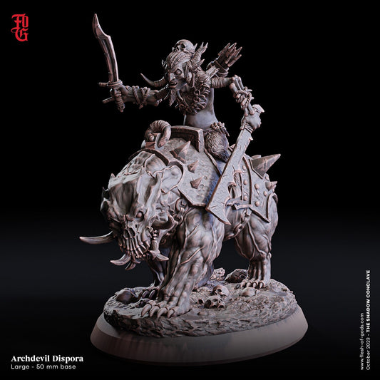 Archdevil Dispora - The Shadow Conclave (sculpted by Flesh of Gods miniatures)