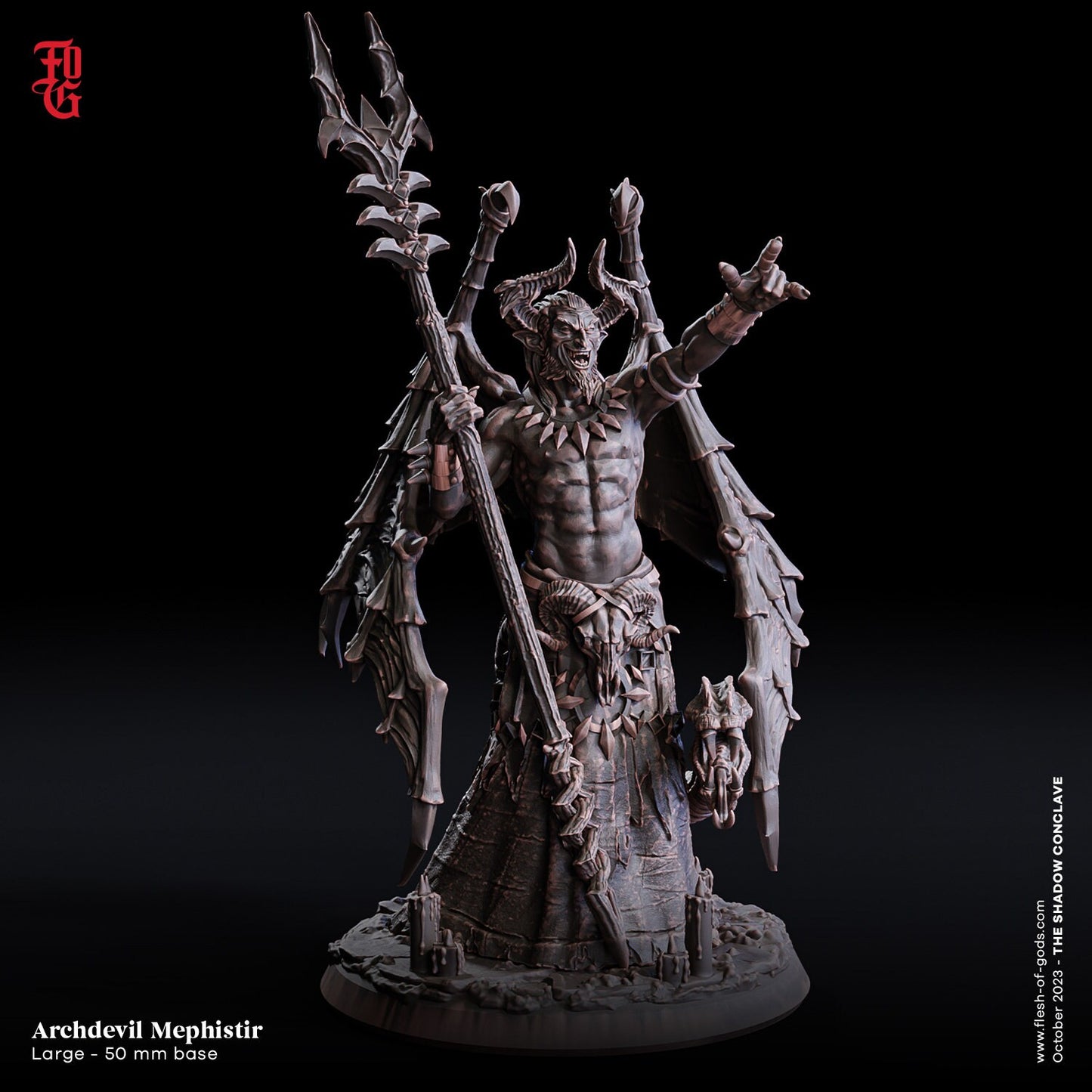 Archdevil Mephistir - The Shadow Conclave (sculpted by Flesh of Gods miniatures)