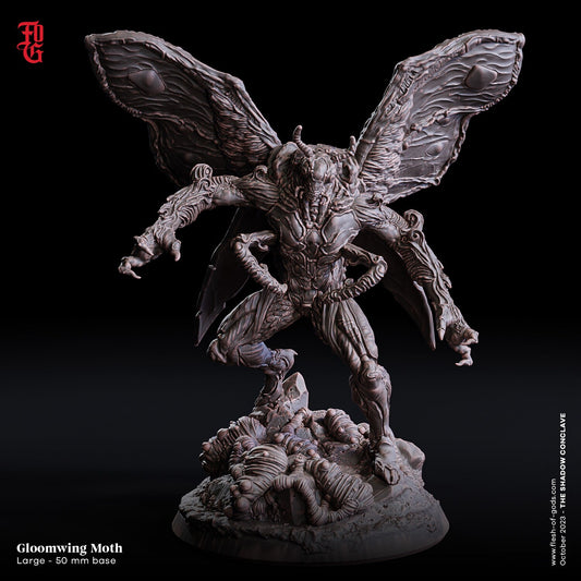 Gloomwing Moth - The Shadow Conclave (sculpted by Flesh of Gods miniatures)