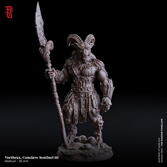 Vorthrax, Conclave Sentinel 02 - The Shadow Conclave (sculpted by Flesh of Gods miniatures)