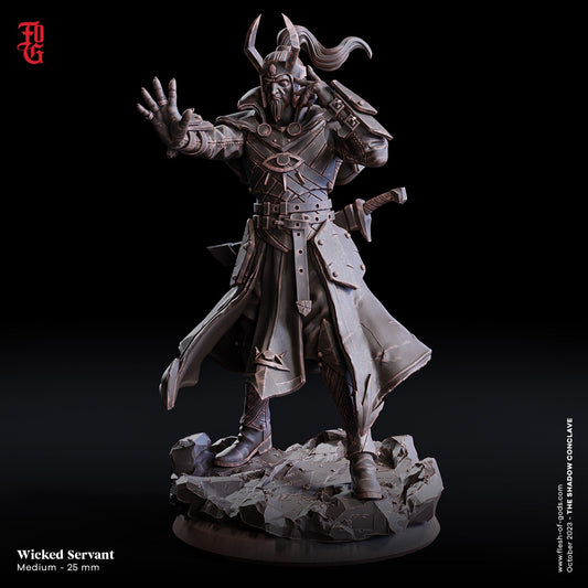 Wicked Servant (Aberrant Mind Sorcerer) - The Shadow Conclave (sculpted by Flesh of Gods miniatures)