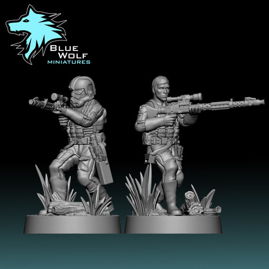 Diablo Squad Sniper (sculpted by Blue Wolf Miniatures)