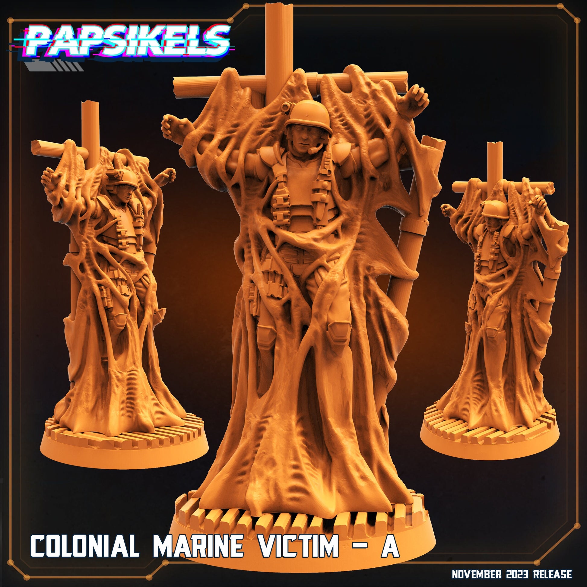 Colonial Marine Victim A (sculpted by Papsikels)