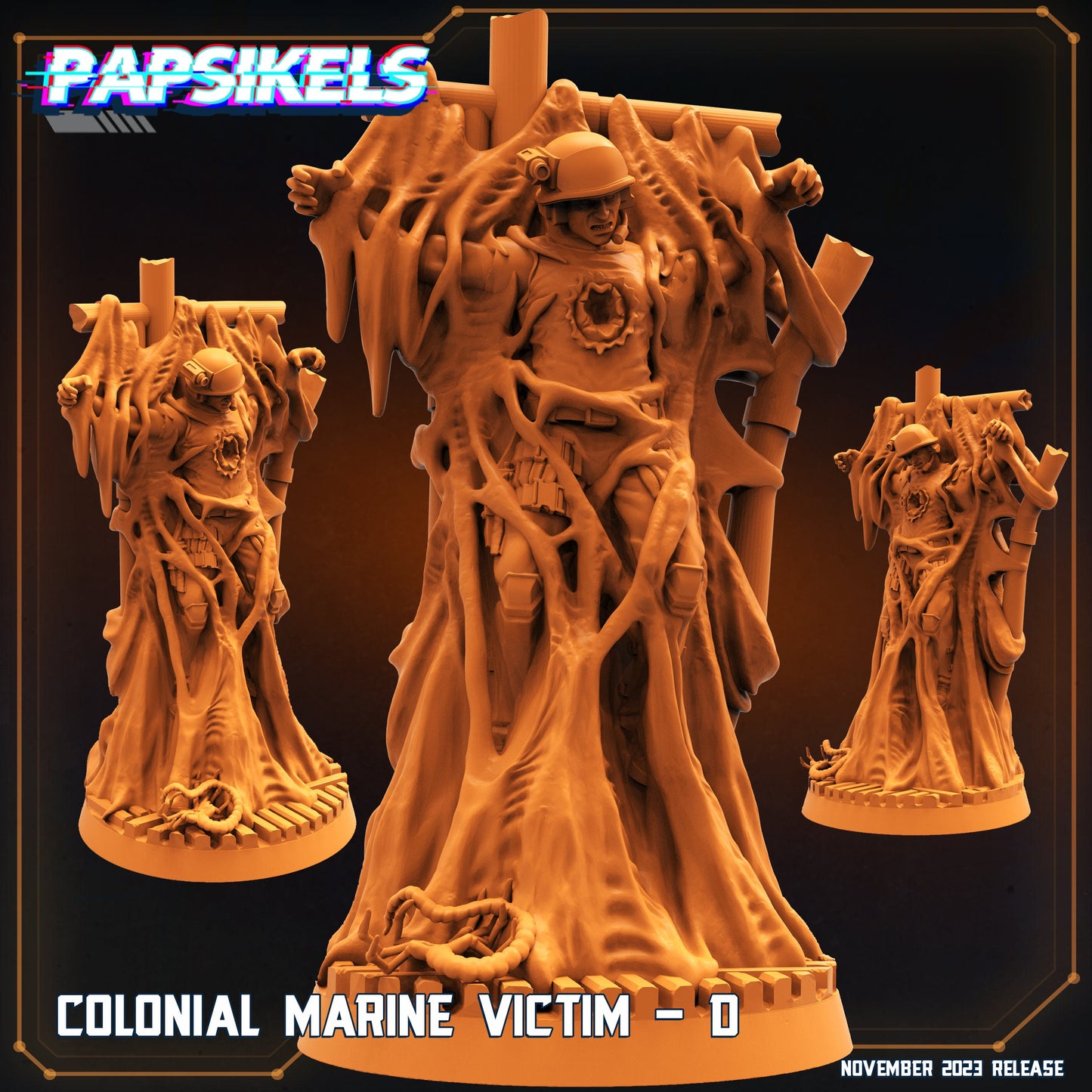 Colonial Marine Victim D (sculpted by Papsikels)