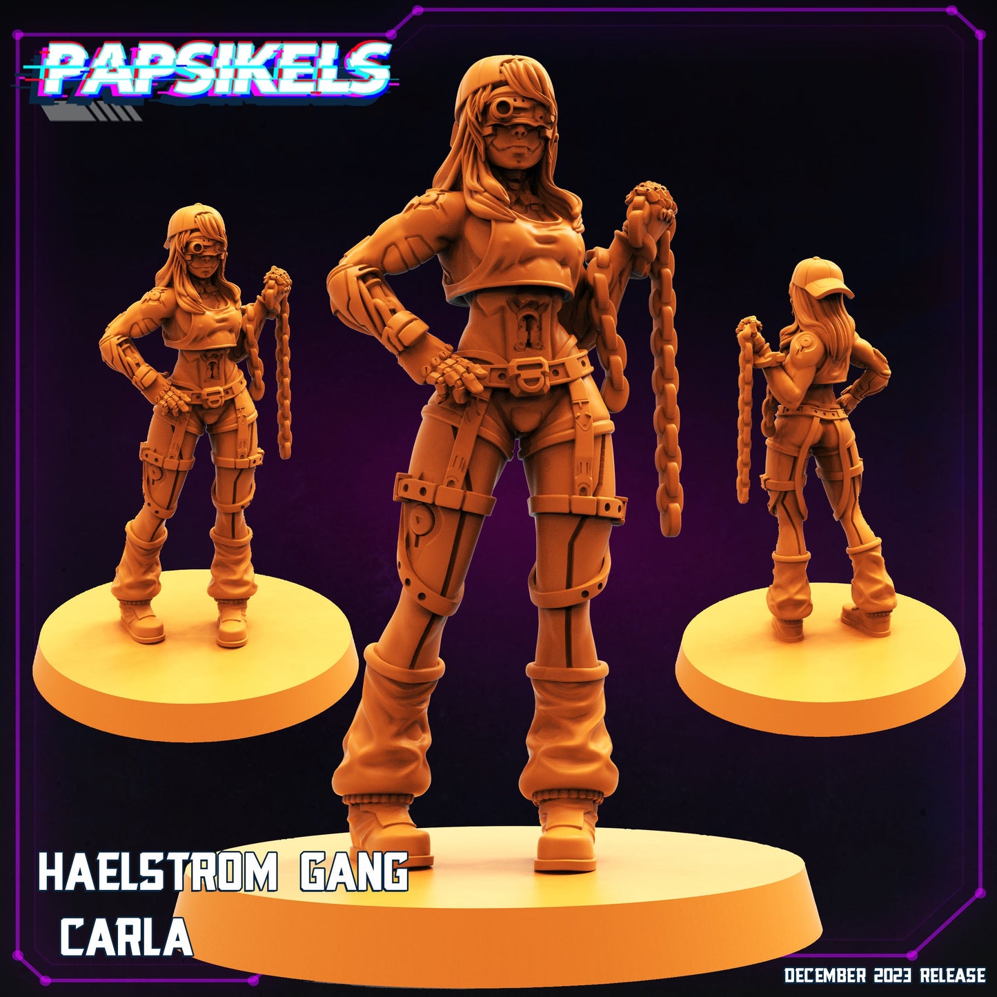 Haelstrom Gang - Carla (sculpted by Papsikels)