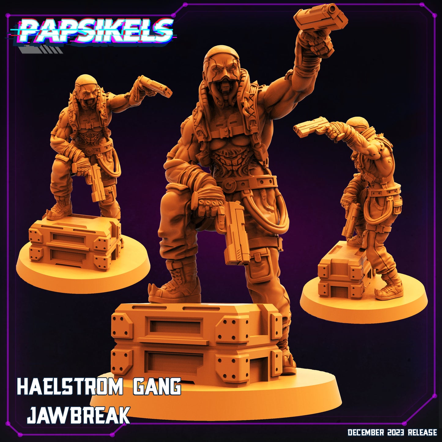 Haelstrom Gang - Jawbreak (sculpted by Papsikels)