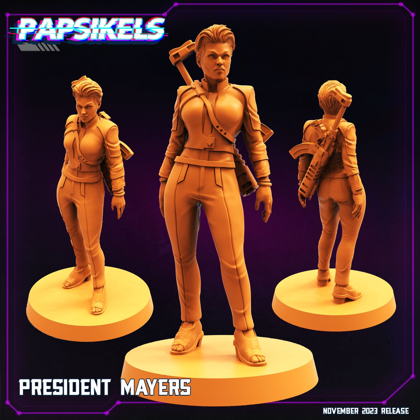 President Mayers (sculpted by Papsikels)