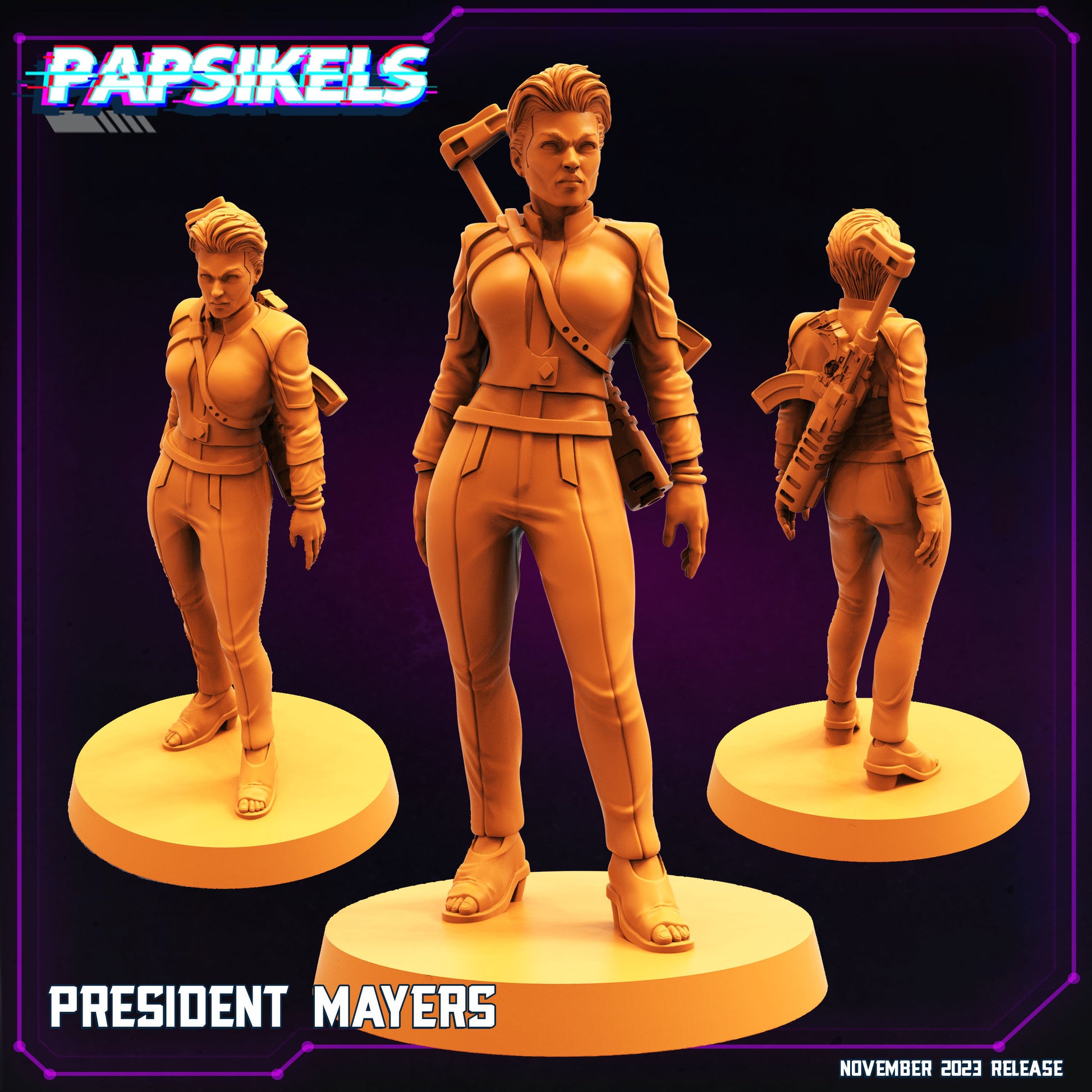 President Mayers (sculpted by Papsikels)