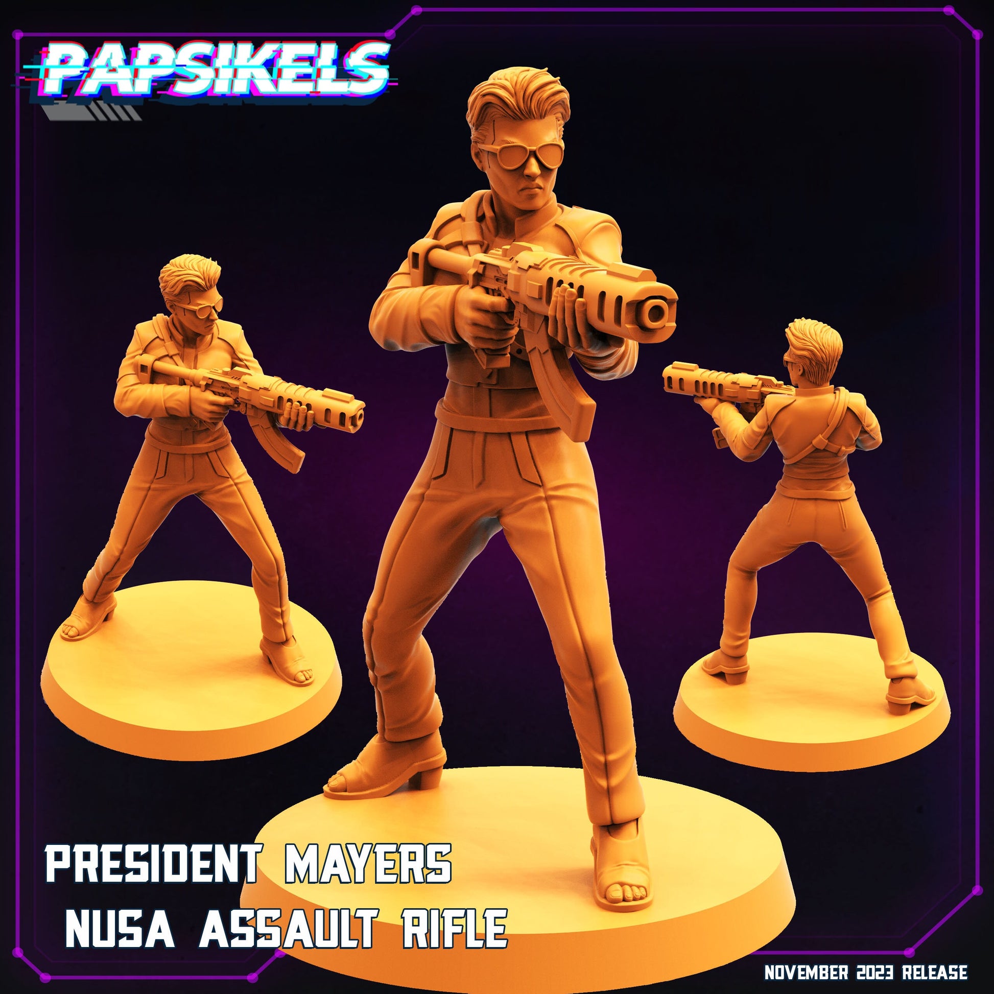 President Mayers - Nusa Assault Rifle (sculpted by Papsikels)