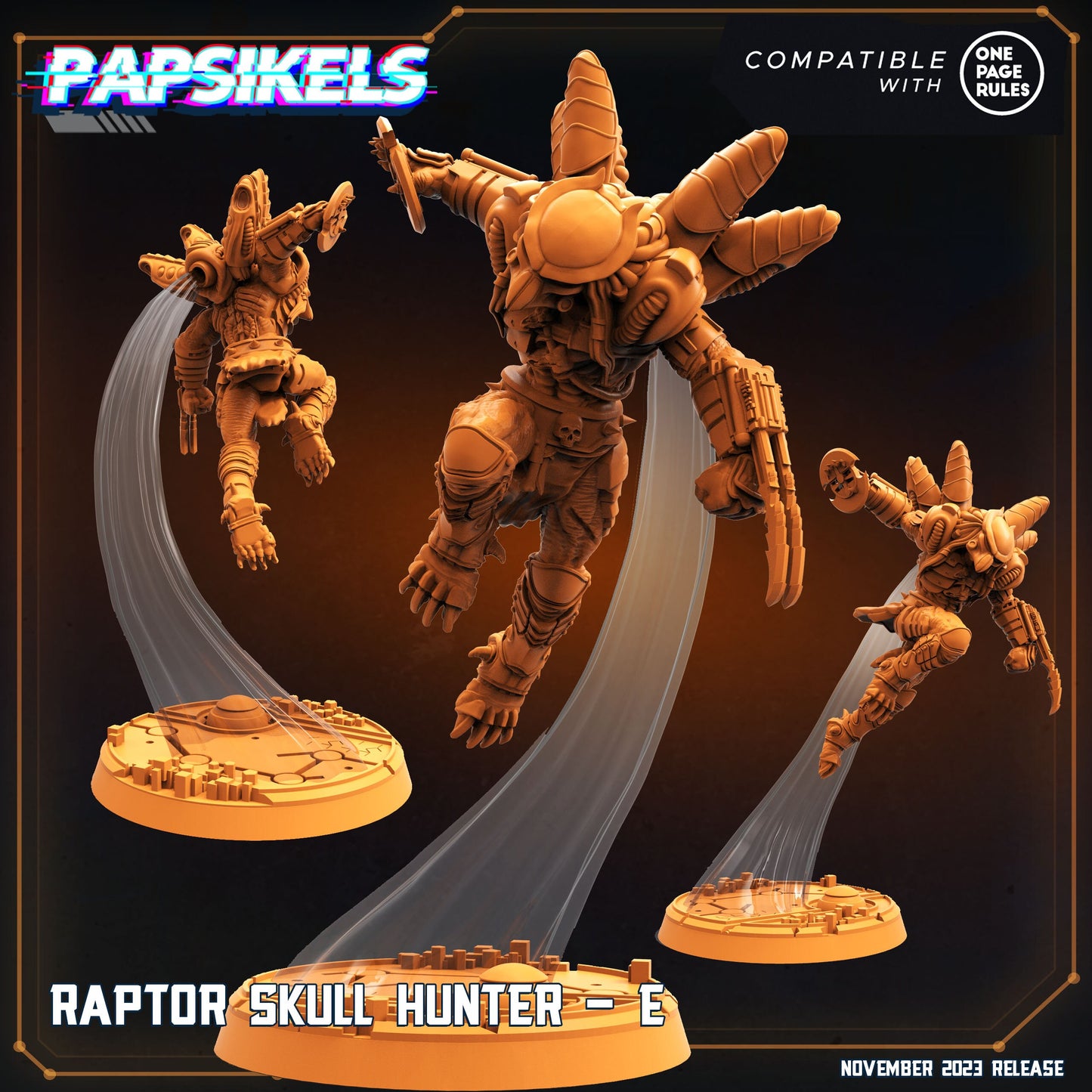 Raptor Skull Hunter E - Predator Fan Art (sculpted by Papsikels)