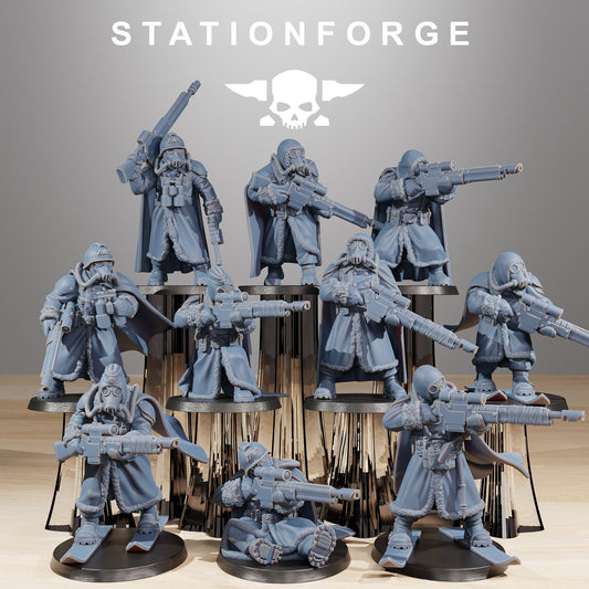 Grim Guard - Frost Watch Marksmen - set of 10 (sculpted by Stationforge)