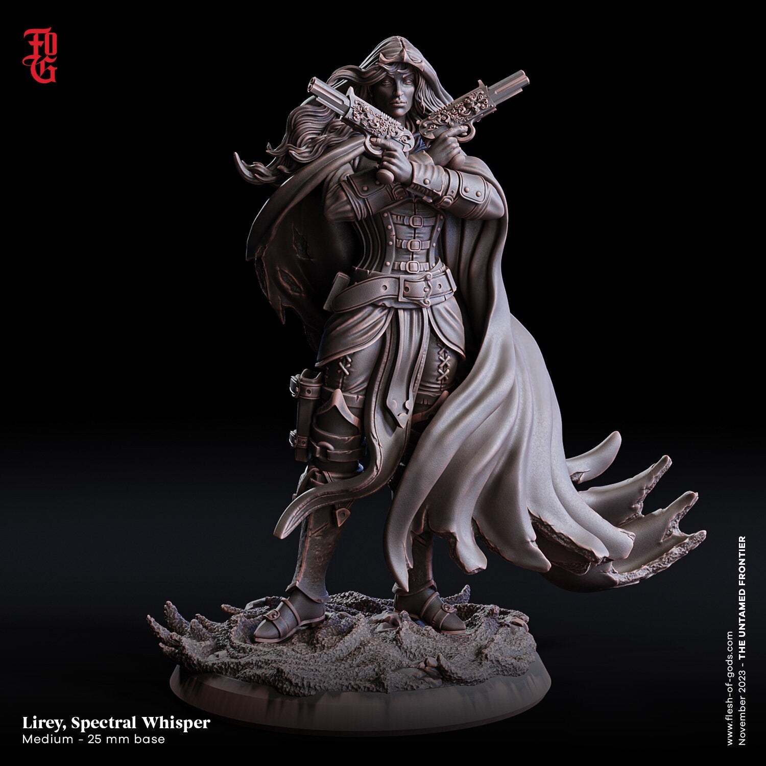 Lirey, Spectral Whisper - The Untamed Frontier (sculpted by Flesh of Gods miniatures)