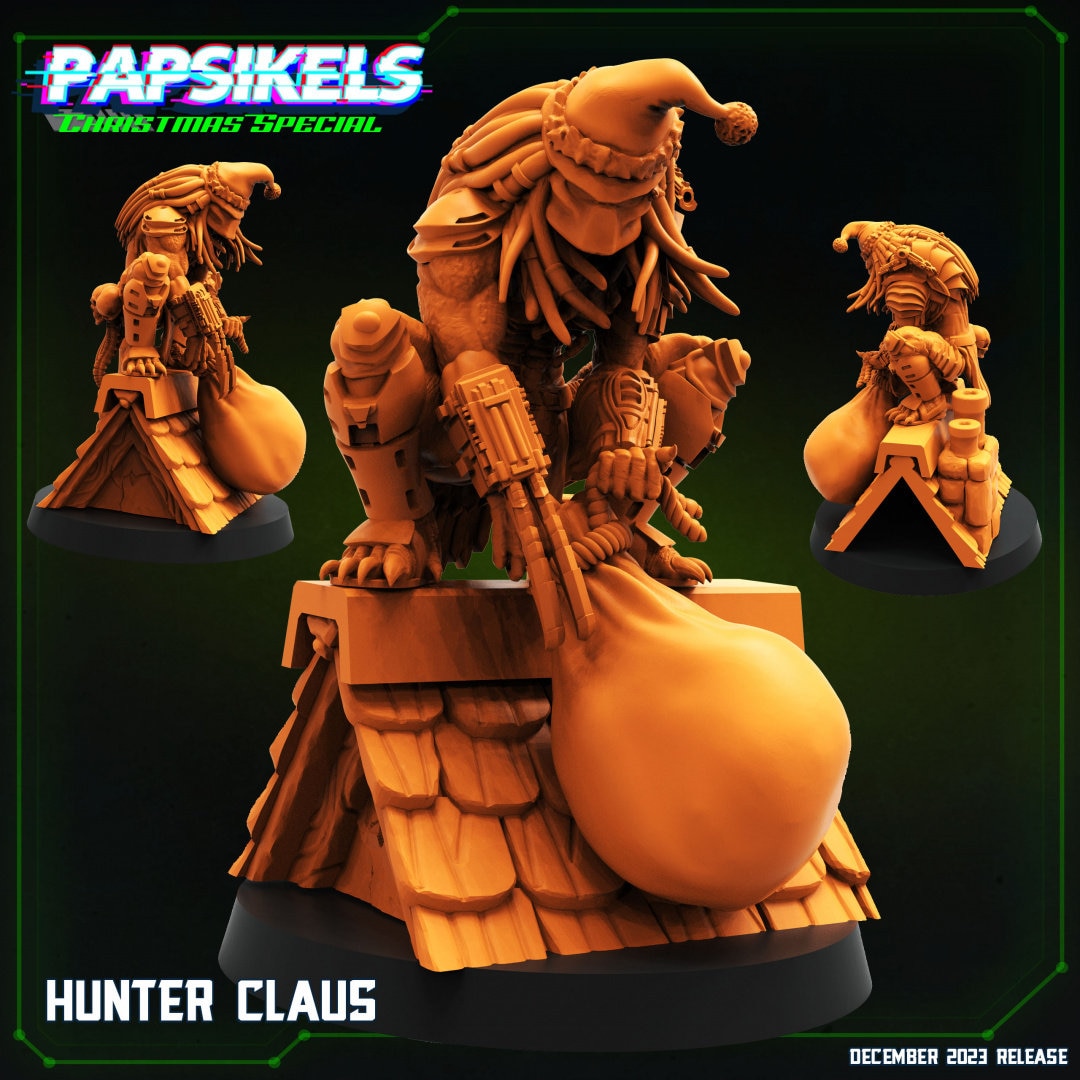 Hunter Claus - Christmas Predator Warrior (sculpted by Papsikels)